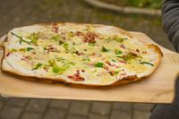 KULINARIK | Original Els&auml;sser Flammkuchen aus dem Holzofen